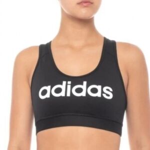 Adidas Women's Black and White Sports Bra